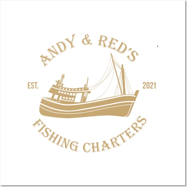 Andy & Red's Fishing Charters Wall Art by themodestworm